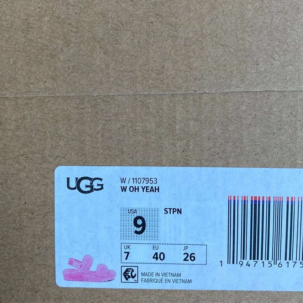 🌿UGG🌿 OH YEAH SANDALS SLIPPERS BERRY - Picture 13 of 13